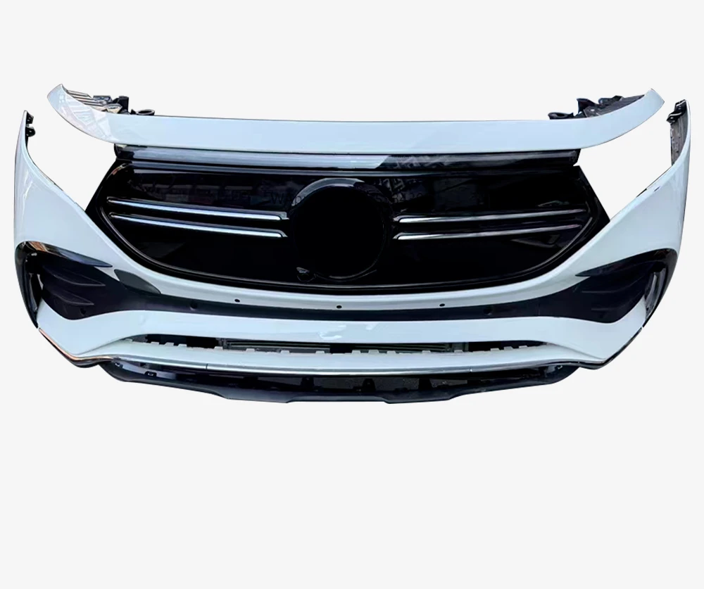 

For 2022 EQB Body Kit Front Bumper Grill Hood Headlight in Red Plastic New Condition