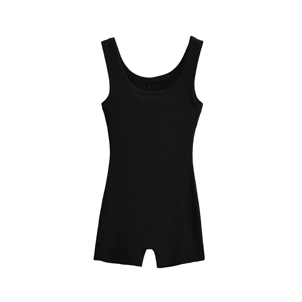 2025 New Style Women's Sleeveless Romper Comfortable Fabric y2k and Slim Fit Design Ideal for Casual and Daily Wear