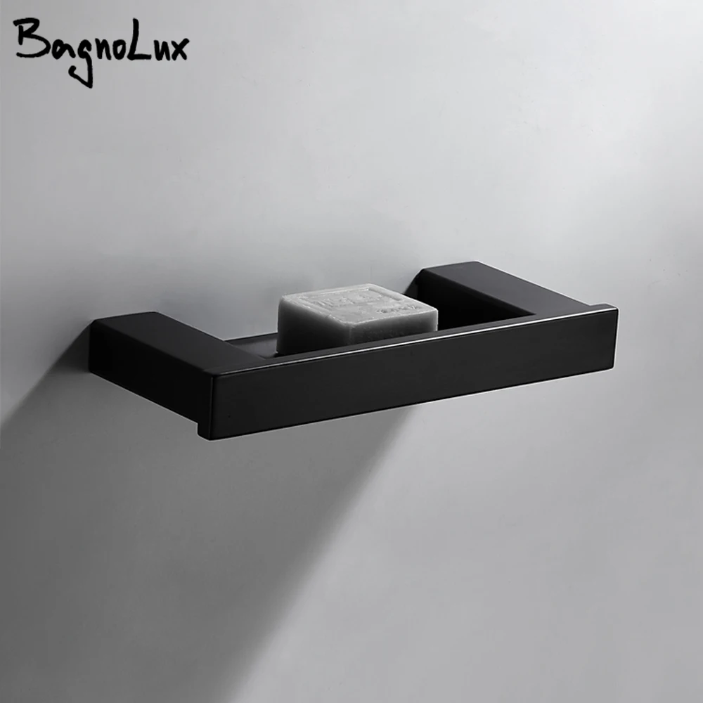 

Bathroom Accessories Hardware Set Matte Black SUS304 Stainless Steel Soap dish