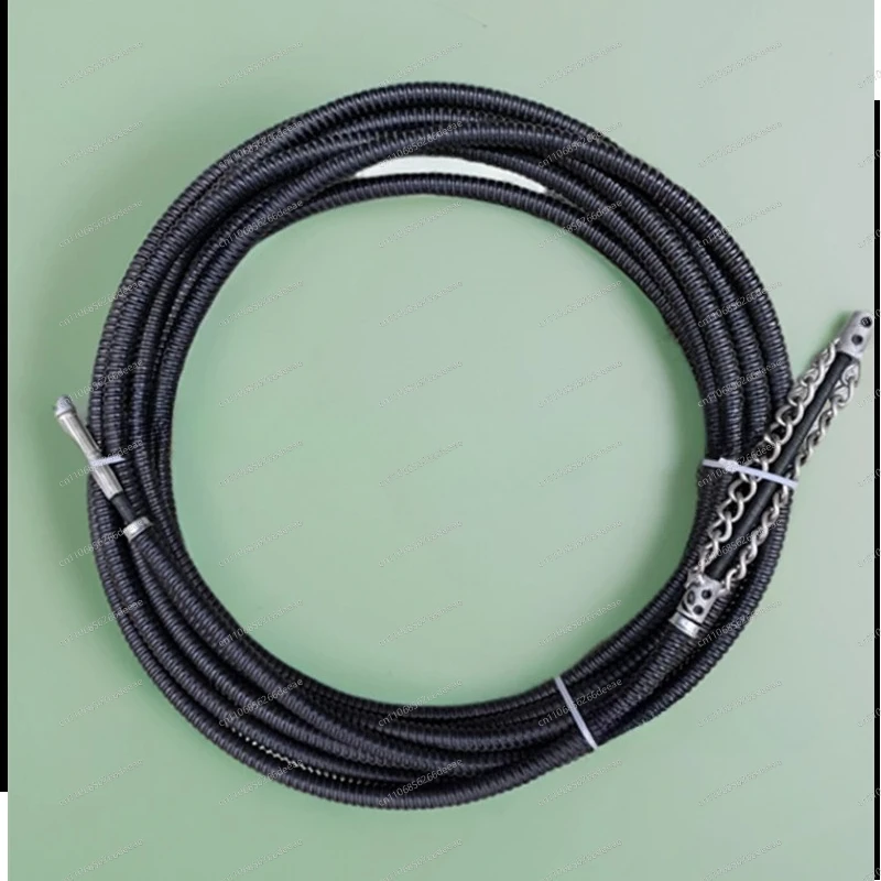 

Электрический инструмент для прочистки канализации с пружинной цепью - Прочистка труб от масляных и твердых засоров