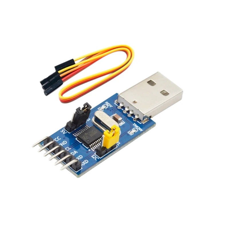 CH341T Two-In-One Module USB To I2C IIC UART USB To TTL Single-Chip Serial Port Downloader