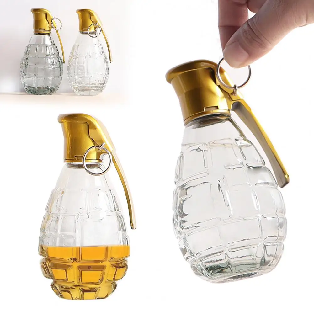

120ml Whiskey Decanter Small Wine Bottle Bourbon Gift for Men Liquor Bottle for Husband Dad Liquor Rum Clear Drinking Hoder
