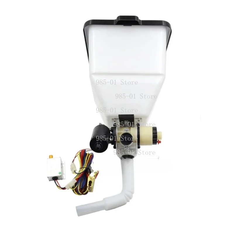 Electric farm feeding and fertilizer machine, automatic feeding design for agricultural use