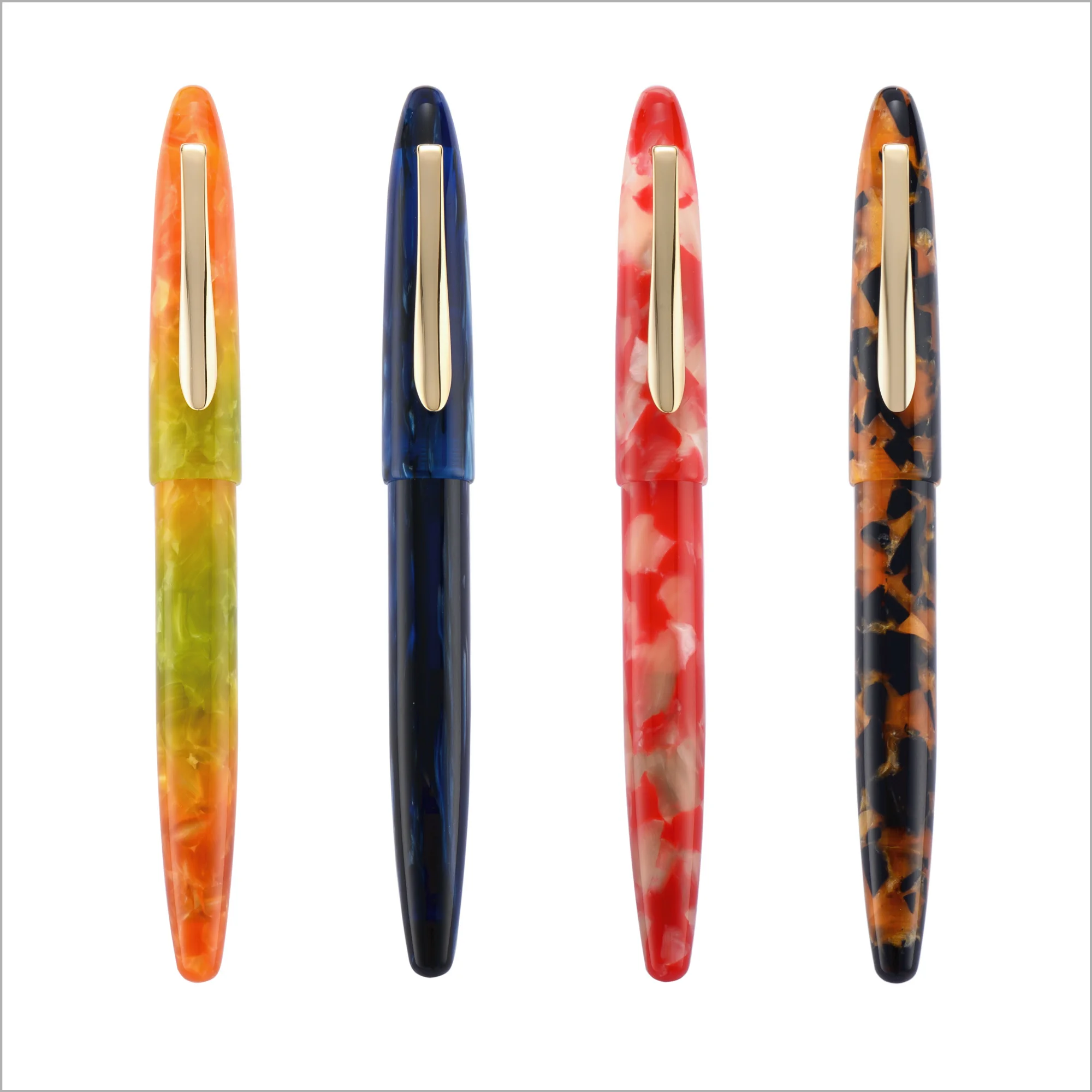 

Torpedo Acrylic Resin Adult Student Calligraphy Practice I-ridium Fountain Pen Gift Box