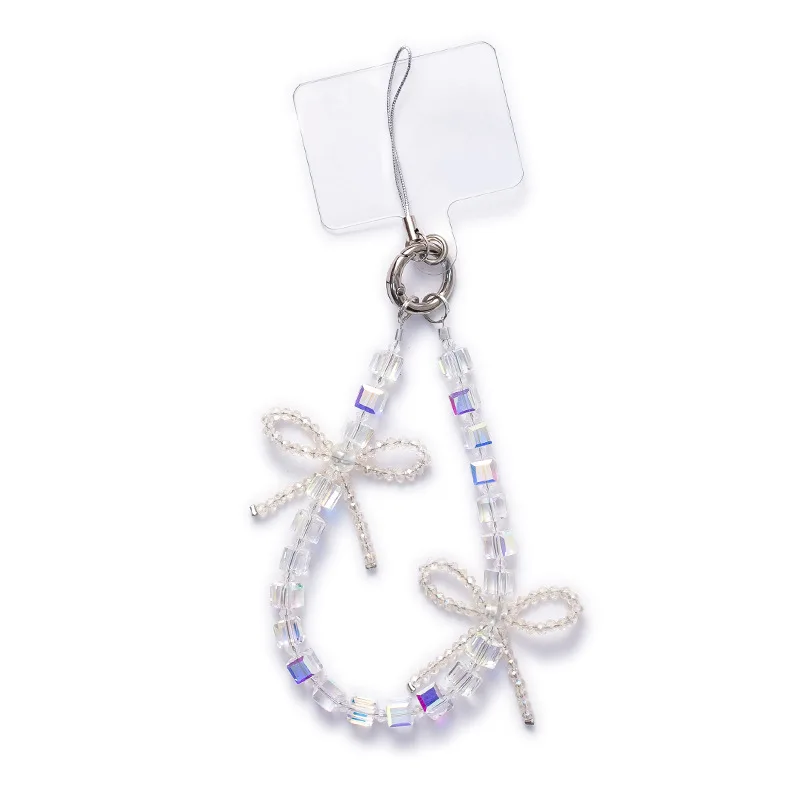 

Браслет для мобильного телефона из бисера, ремешок для телефона без помощи рук, ремешок для браслета с биркой на привязке, совместимый iPhone, Samsung и многое другое