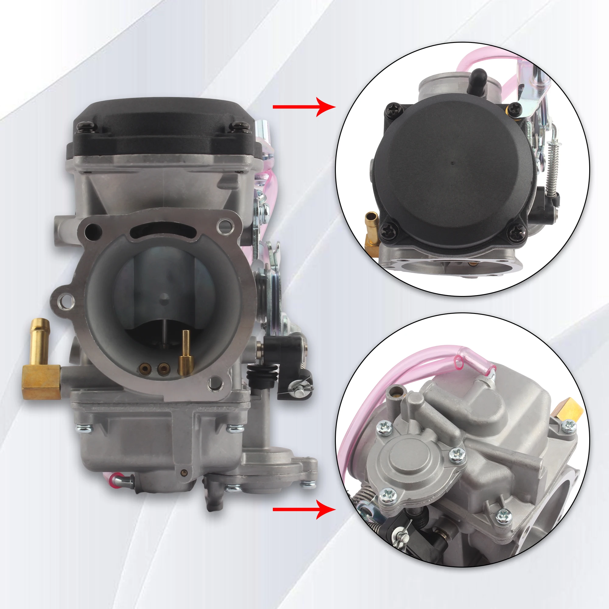 CV40 40mm Motorcycle Carburetor For Harley Davidson Sportster Road King Super Glide Fuel System Motorbike Accessories Refit image 5