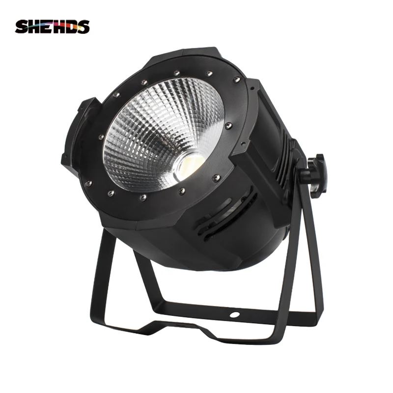 SHEHDS 2pcs LED Blinder RGBWA-UV 6in1/Cool Warm 200W Par Light with Barn Doors for DJ Disco Christmas Decoration