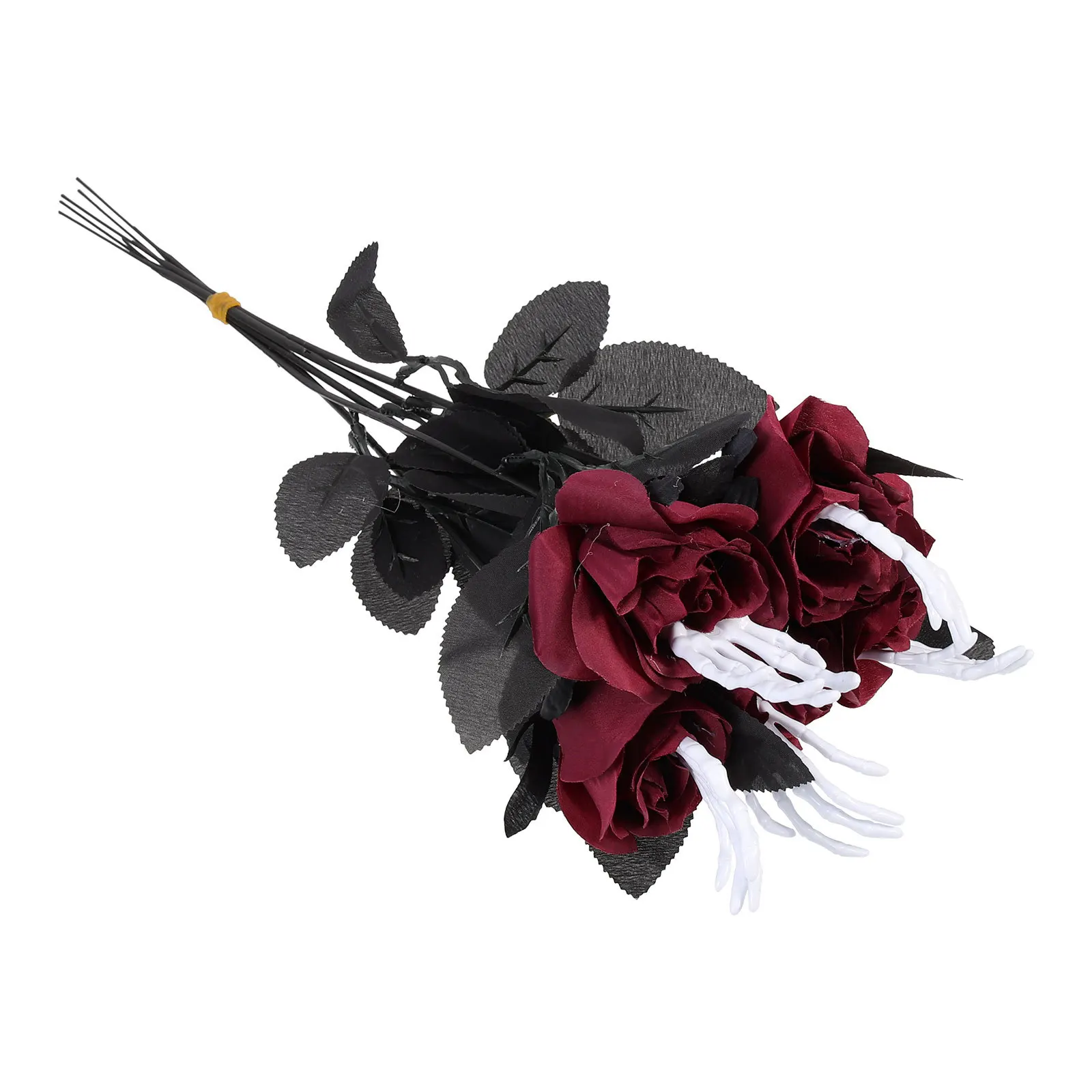 

5Pcs Hand Rose Flower Halloween Decoration Artificial Rose Prop Party Haunted House Supply Halloween Roses
