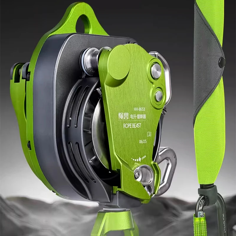 Electric Rope Climbing Kit Electric Hoist with Fall Arrest System High Altitude Work Equipment for Rope Access