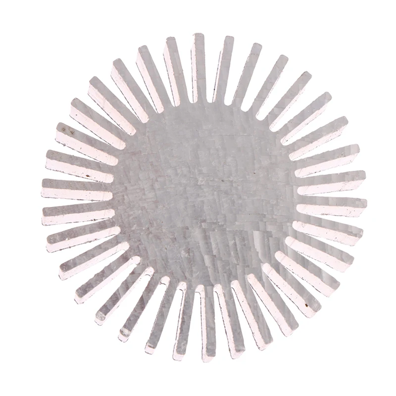 @*Alloy Aluminum COB Radiator Diameter 50mm 3~7W High Power Led Heatsink Sunflower Solid Radiator Round