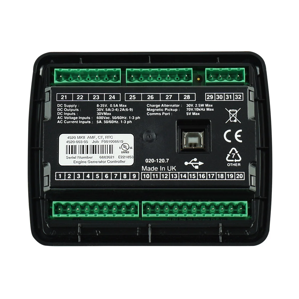 DSE4520 Die sel Generator Automatic Start Deep Sea 4520 Control With ATS Function