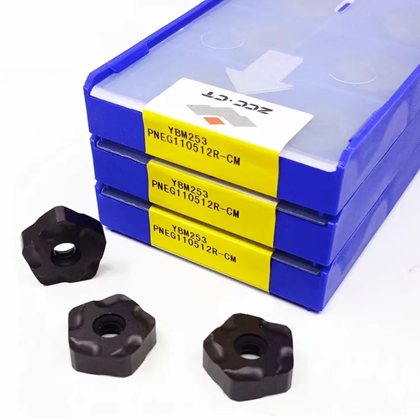 

PNEG110512R-CM YBD152/PNEG110512R-CM YBC302/PNEG110512R-CM YBM253/PNEG110512R-CM YBG102 ZCC.CT CNC blade carbide milling inserts