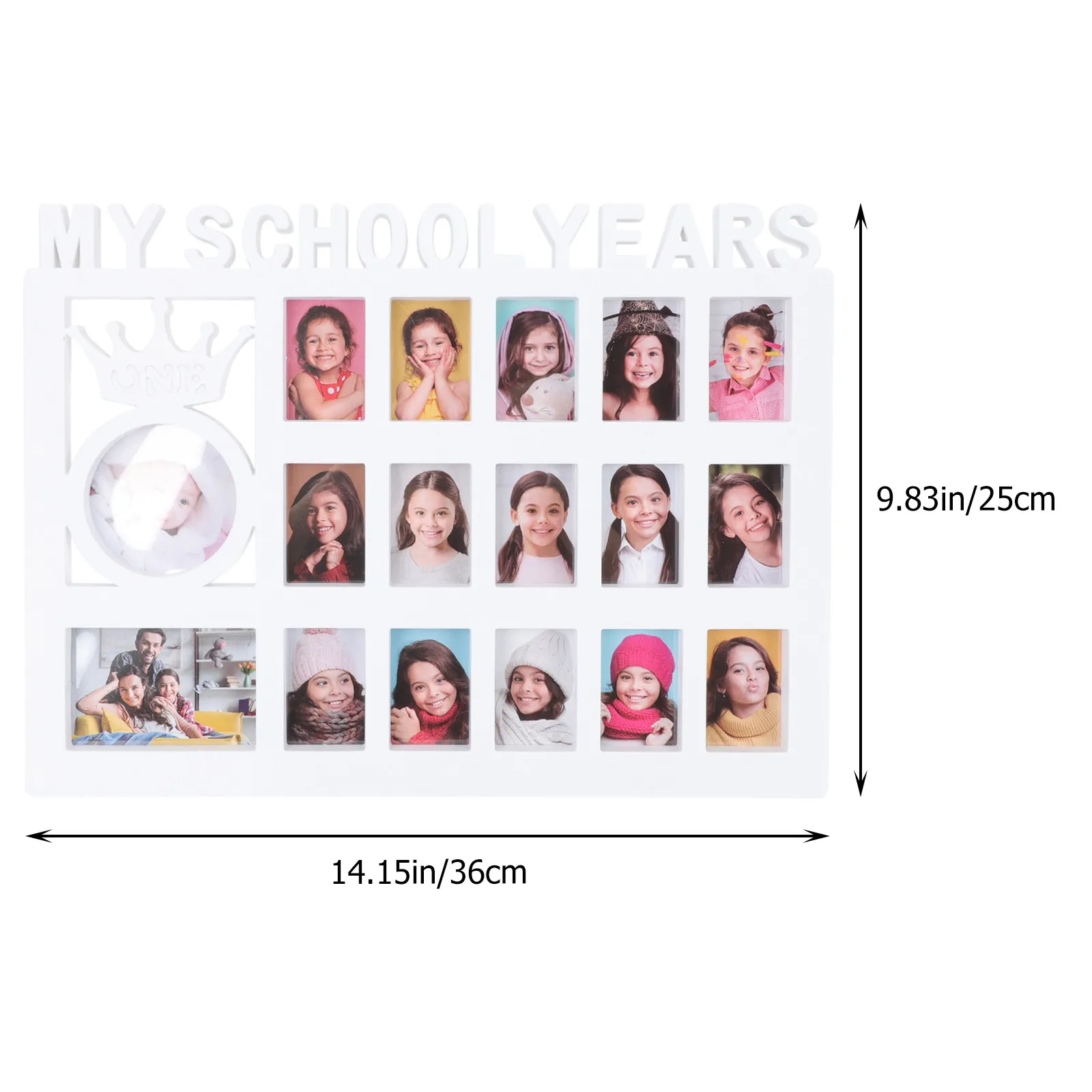 Year Photo Display Frame Plastic School Year Picture Frame Creative Growth Record Gift Home Decor Picture