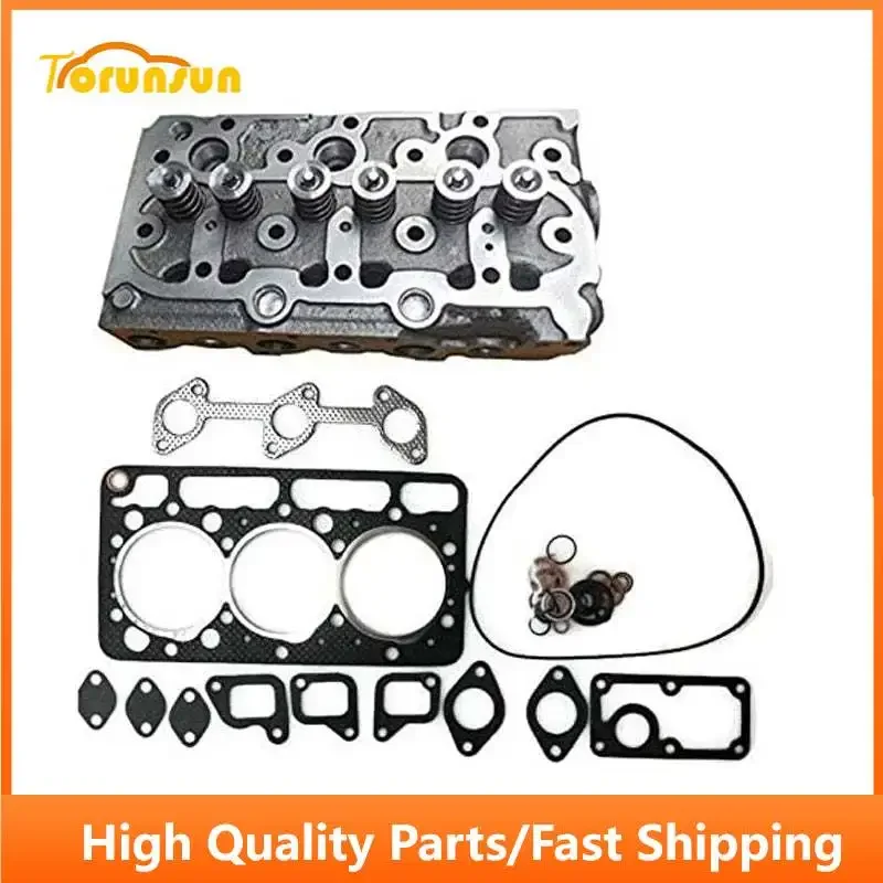 New Cylinder Head Fits Kioti Tractor(s) LB1914 C/W Valves & Gaskets Kits