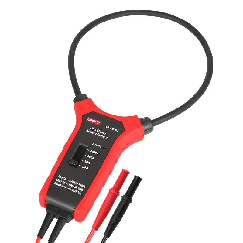 UNI-T UT-CS09A UT-CS09C 3000A AC Flex Clamp เซ็นเซอร์/ใช้ในมัลติมิเตอร์/Oscilloscopes