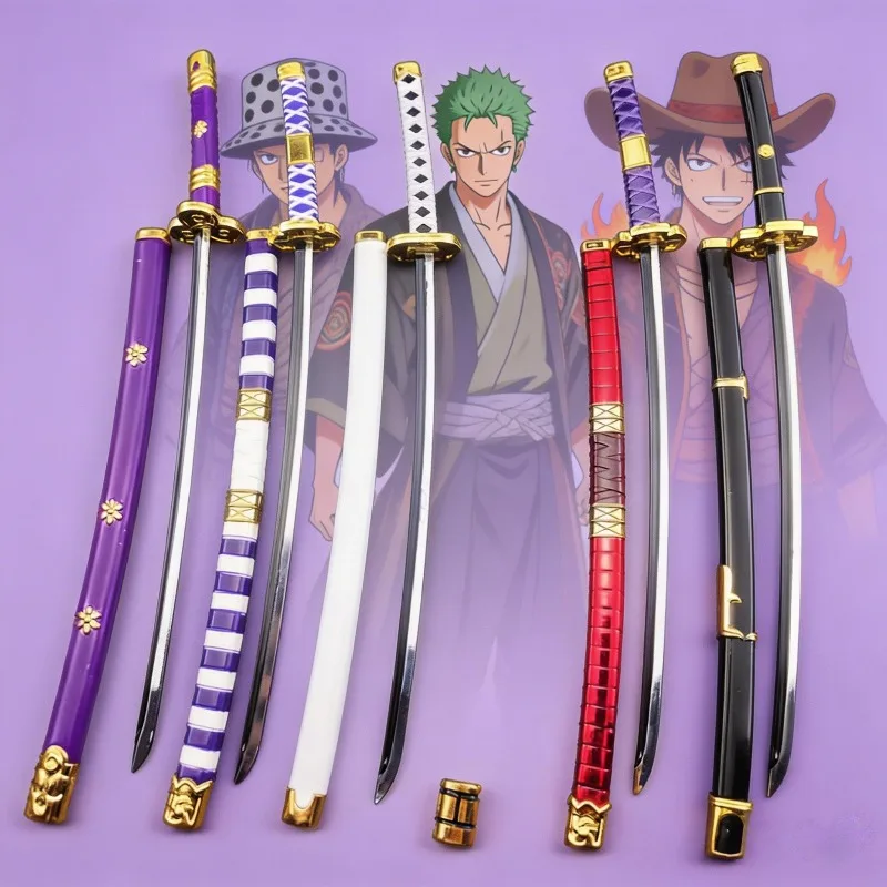 

Меч-катана One Piece, 25 см, в натуральную величину, японская самурайская сабля из сплава, меч Ророноа Зоро, реквизит для аниме-косплея, декор для дома, игрушка, подарки