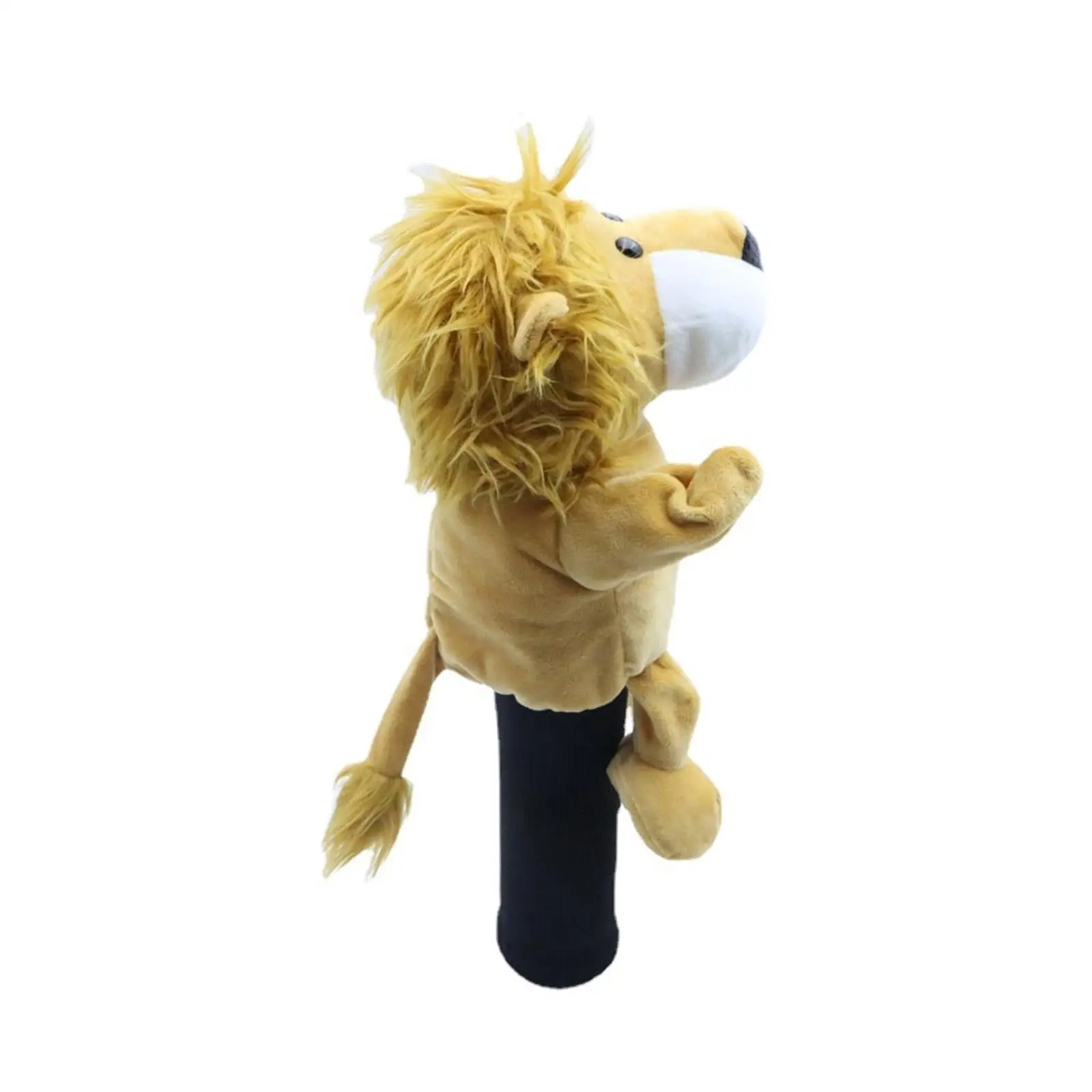 Soft Plush Driver Headcover Lion Golf Club Protection Hybrid Golf Headcover for Golfing Gear