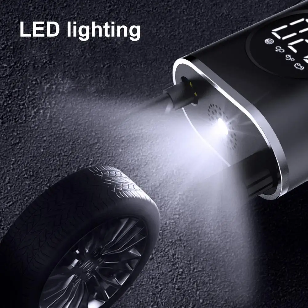 

Inflator Pump Durable Air Pump Heavy Duty Low Noise Great 7.4V Digital Display Tyre Inflator Pump