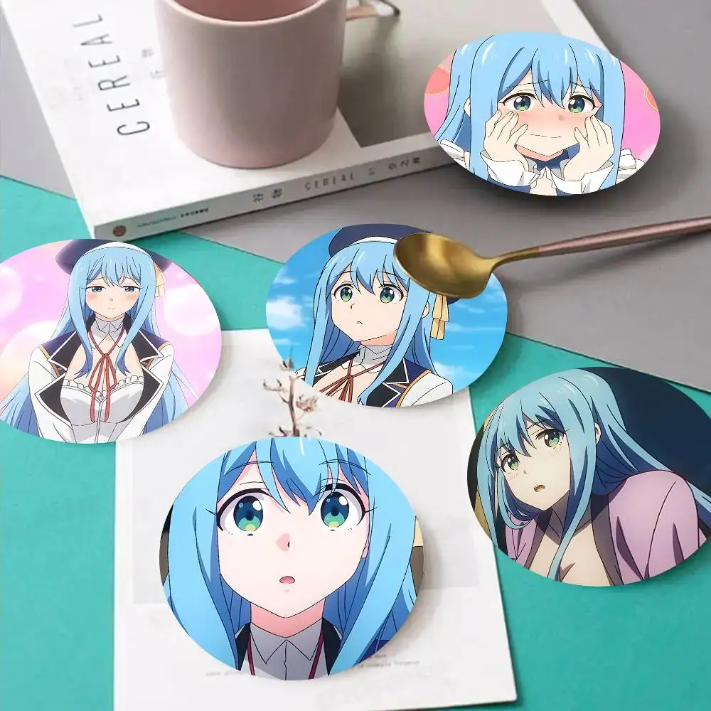 1pc Sicily Von Claude Anime Characters Wooden Coaster Colour Printing Cup Mat Home Desk Decoration Gifts