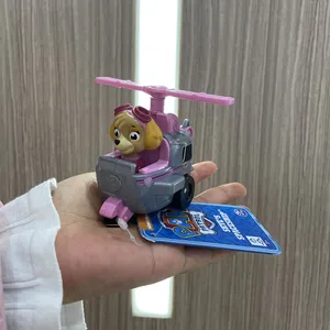 Paw Patrol Anime Action Figures for Children, Vehicle, Ryder, Chase, Skye, Zuma, Rochoso, Car, Rescue Team, Birthday Gift, Genuine, 8-9cm 10 Main Sales Tower Canine Patrol - №8