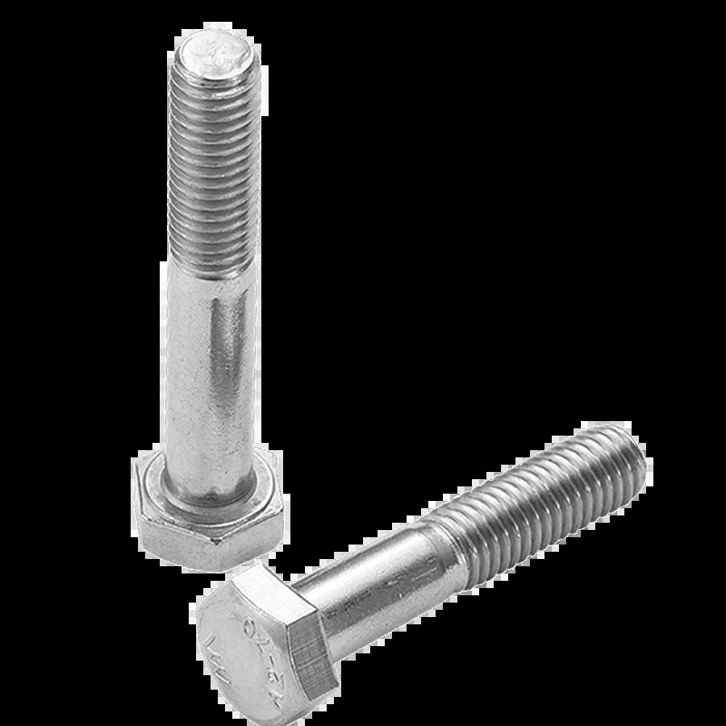 M12 304 Stainless Steel Half Thread Hex Head Bolts / DIN931 Partial Thread External Hexagon Screws 12mm x 40-300mm A2-70