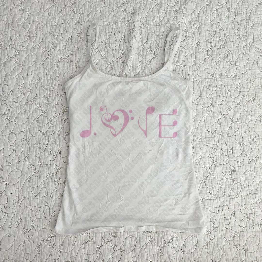 Vintage Punk Donna Estetica Lettera Stampa Grunge Goth Canotta Top Crop Top Corsetto Canotta Baby Tee Emo Girls 2000s Y2k Vestiti