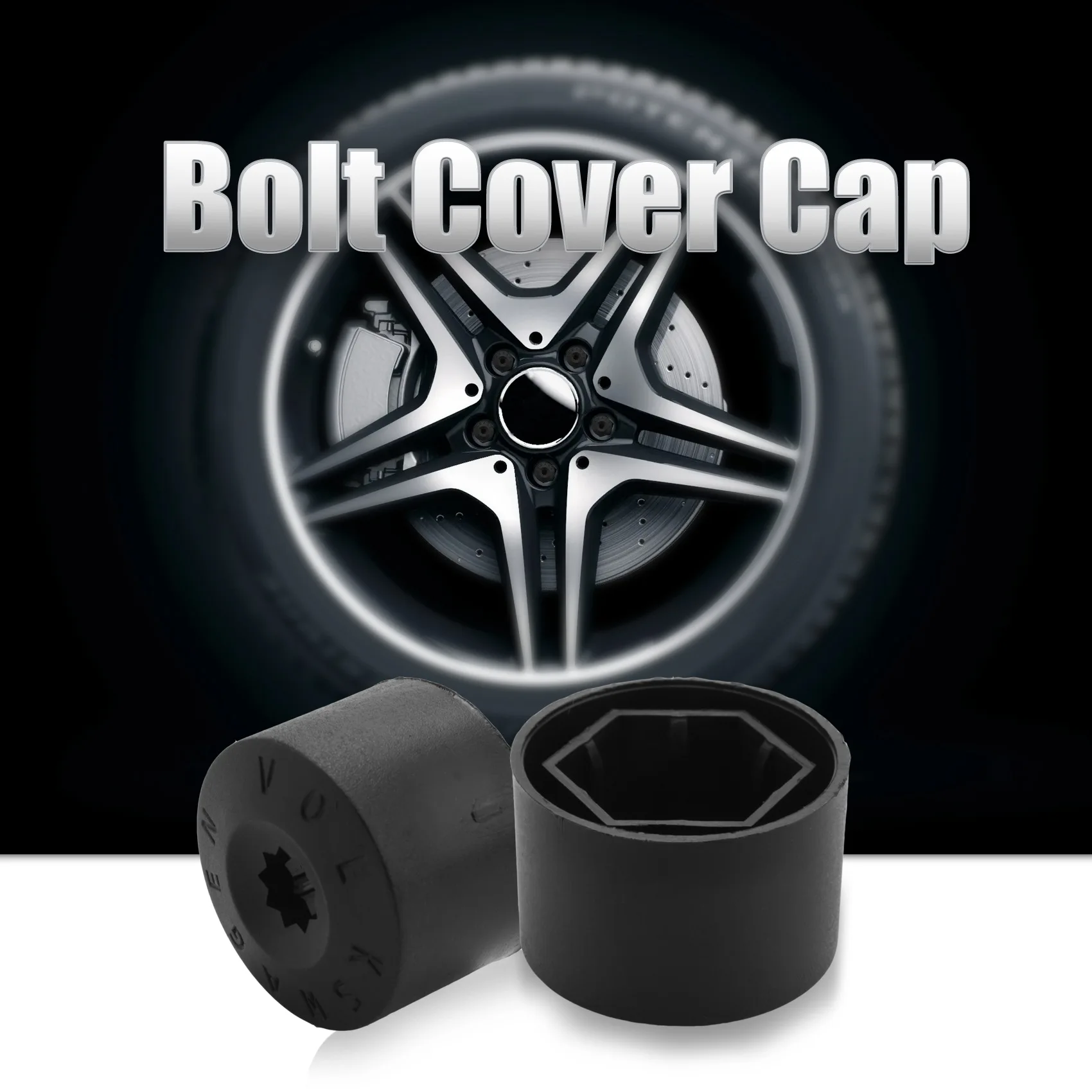 A98T20 Wheel Nut Bolt Cover Cap 17mm For Golf MK4 Passat for Audi Beetle