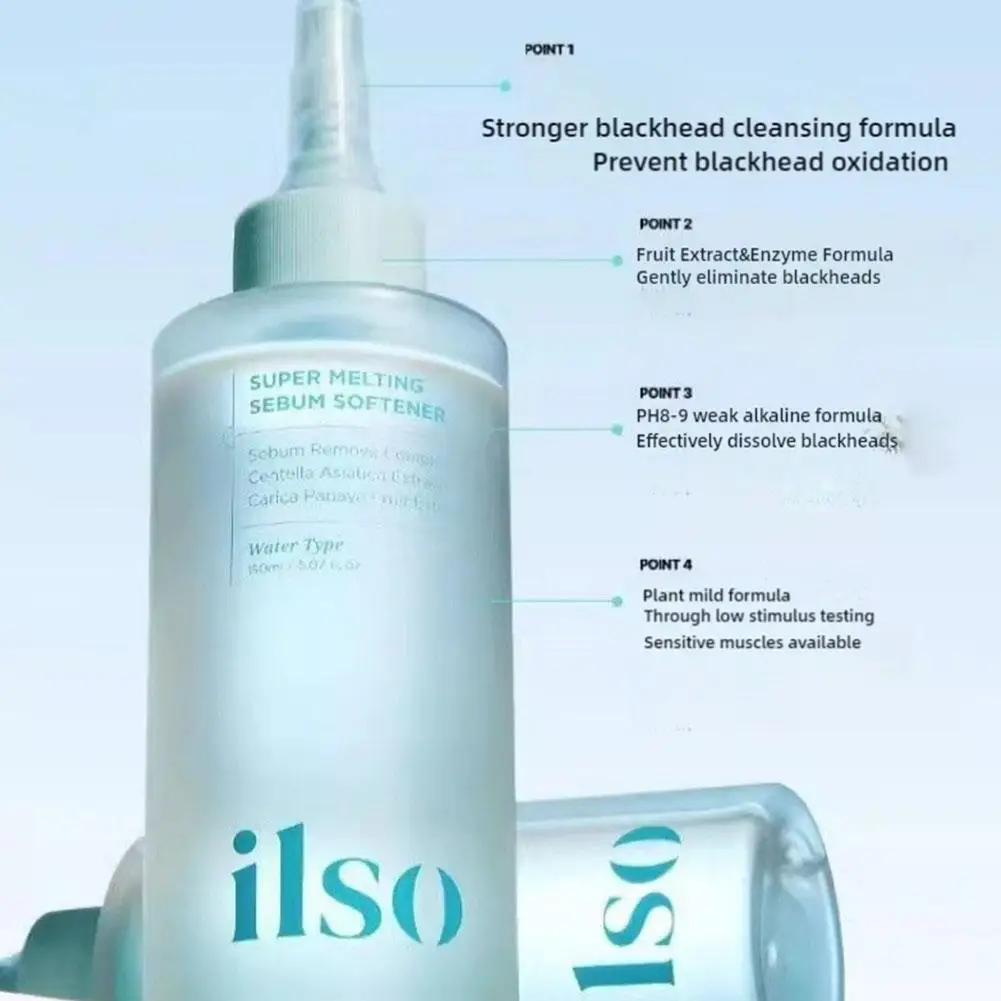 

For Ilso Uper Melting Serum Softener Blackhead Extractor Blackhead Removing Essence Facial Repair Serum Shrinks Pores 150mL