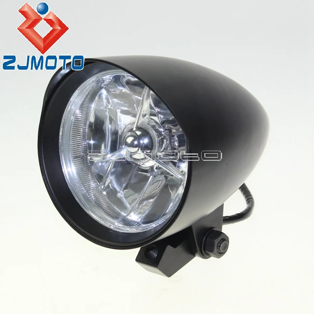 Universal Motorcycle Visor Bullet Style Headlamp 4-1/2\