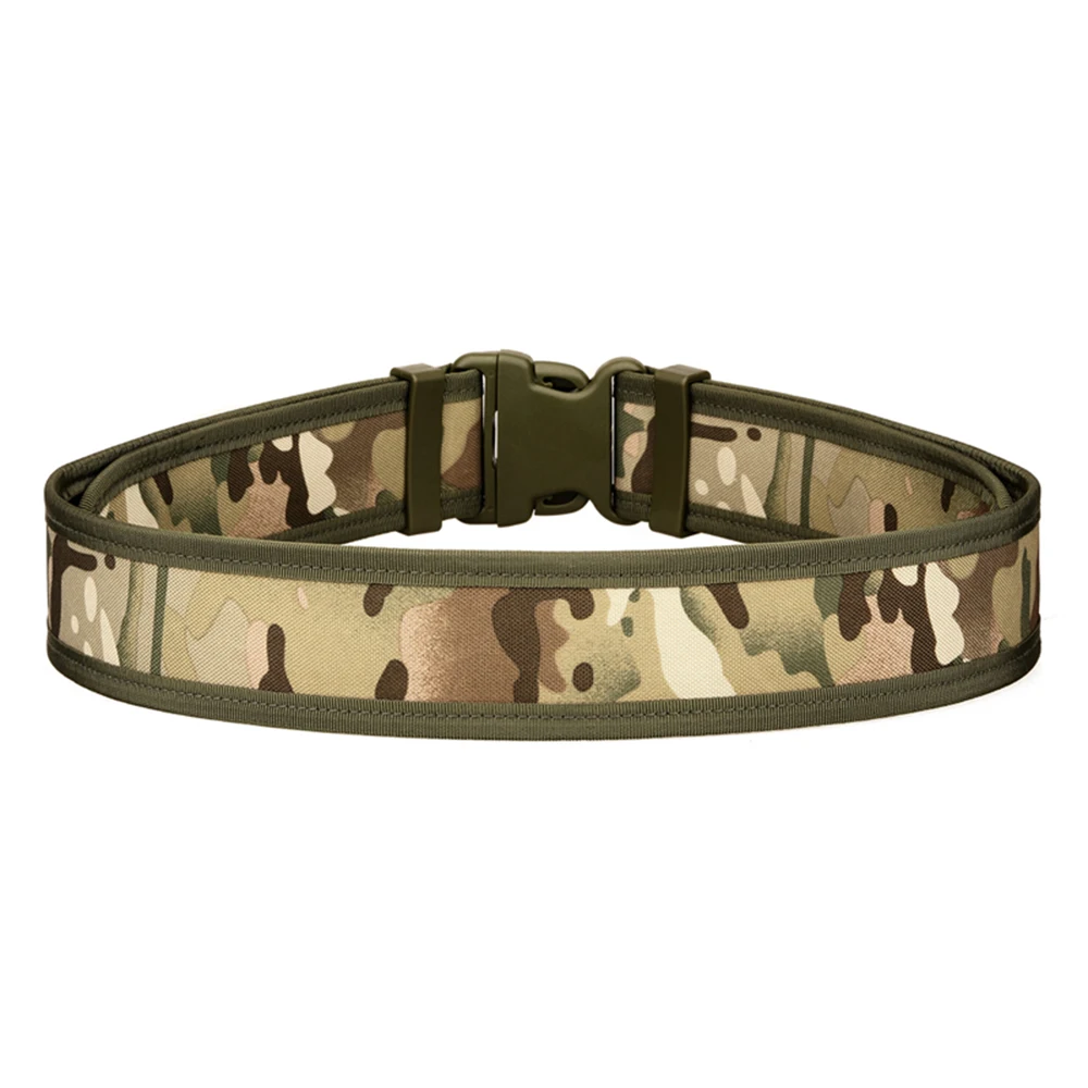 TUSHI Neuer taktischer Gürtel mit Schnellverschluss für Herren, Outdoor-Camouflage-Nylon, breiter Taillengürtel für Bergsteigen, Wandern, Arbeit, Angeln – Detail 19