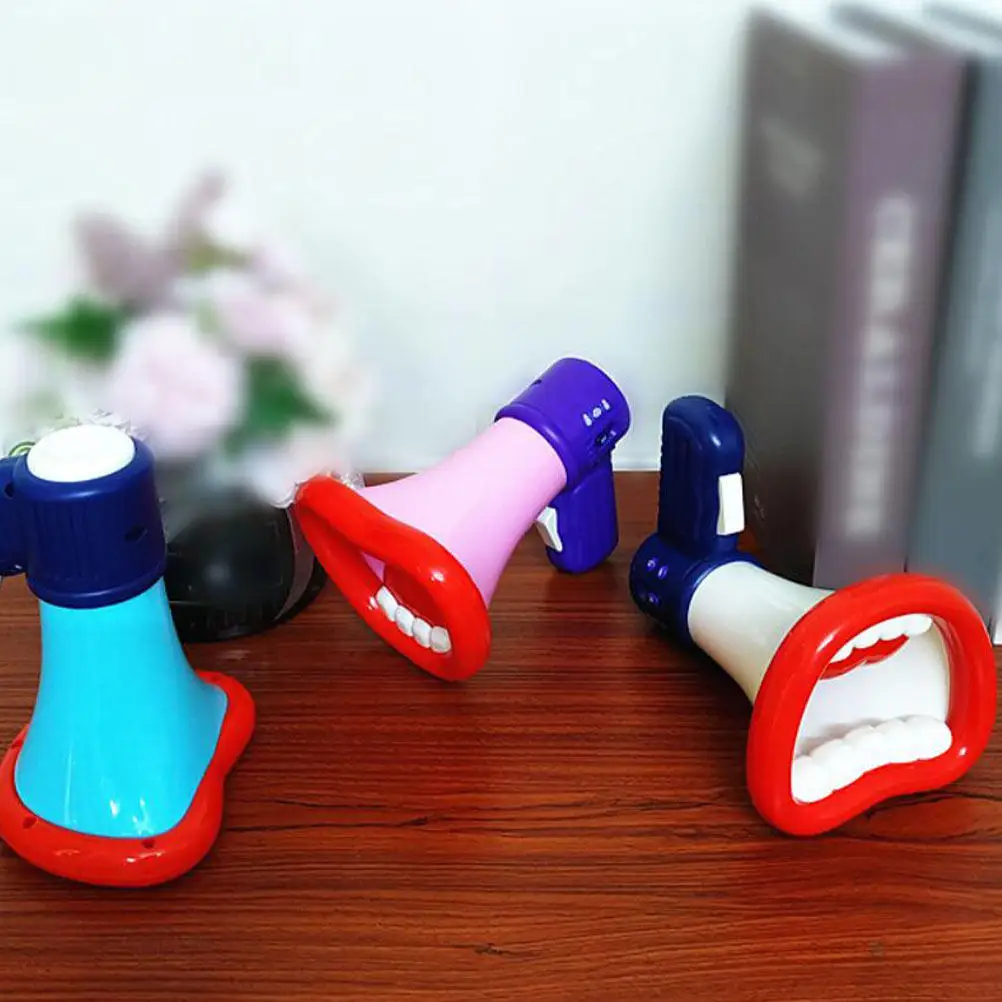 

Электрический ручной громкоговоритель-труба для изменения голоса, 1 шт., забавная портативная игрушка для детей, для записи и сценических выступлений