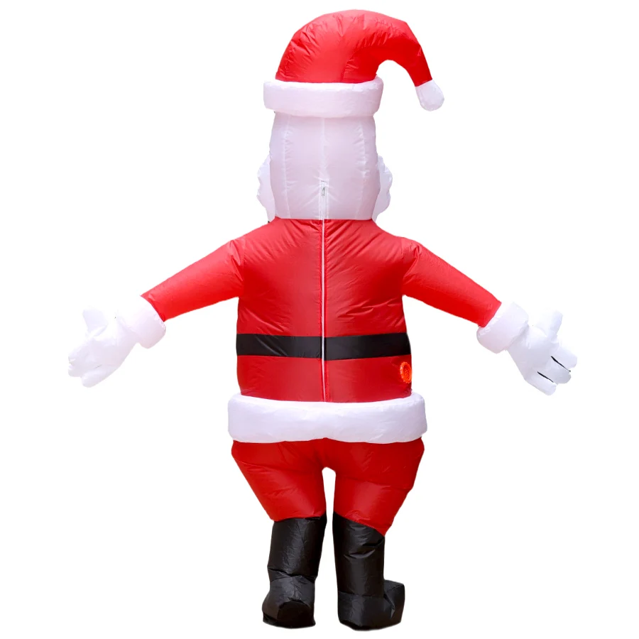 Christmas Funny Inflatable Costumes Gingerbread Man Santa Claus Elf Snowman Tree Penguin Adult Halloween Carnival Party - view 6