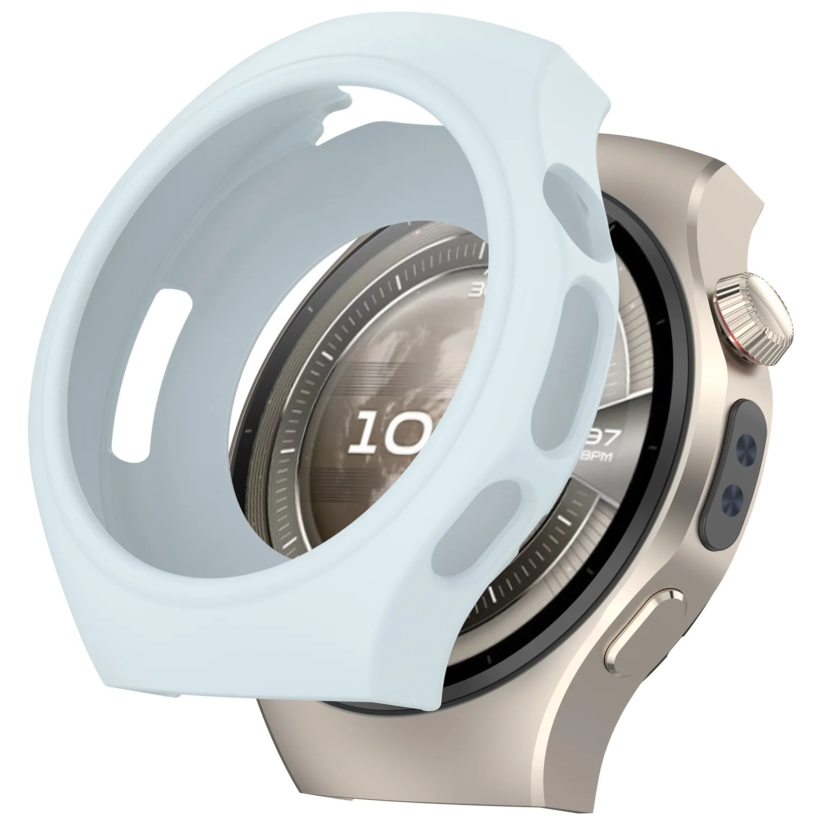 ソフトウォッチケーススーツ Huawei Watch5 42MM/46MM Watch5 シリーズ用のライトカラー TPU シリコンケース