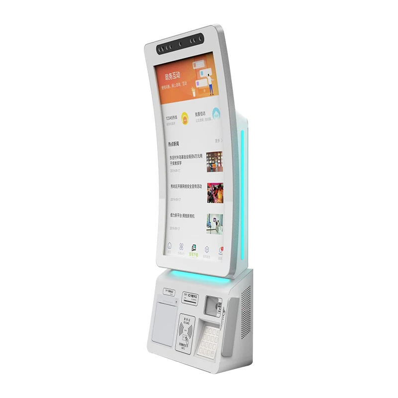 Outdoor vending machine advertising kiosk, shopping mall interactive advertising touch screen outdoor parking lot payment kiosk