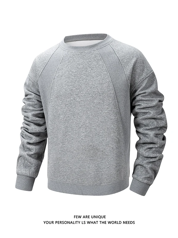 

Повседневная мужская толстовка с длинным рукавом и круглым вырезом, модная универсальная базовая футболка, весна-осень, новое поступление, бренд JXAETE