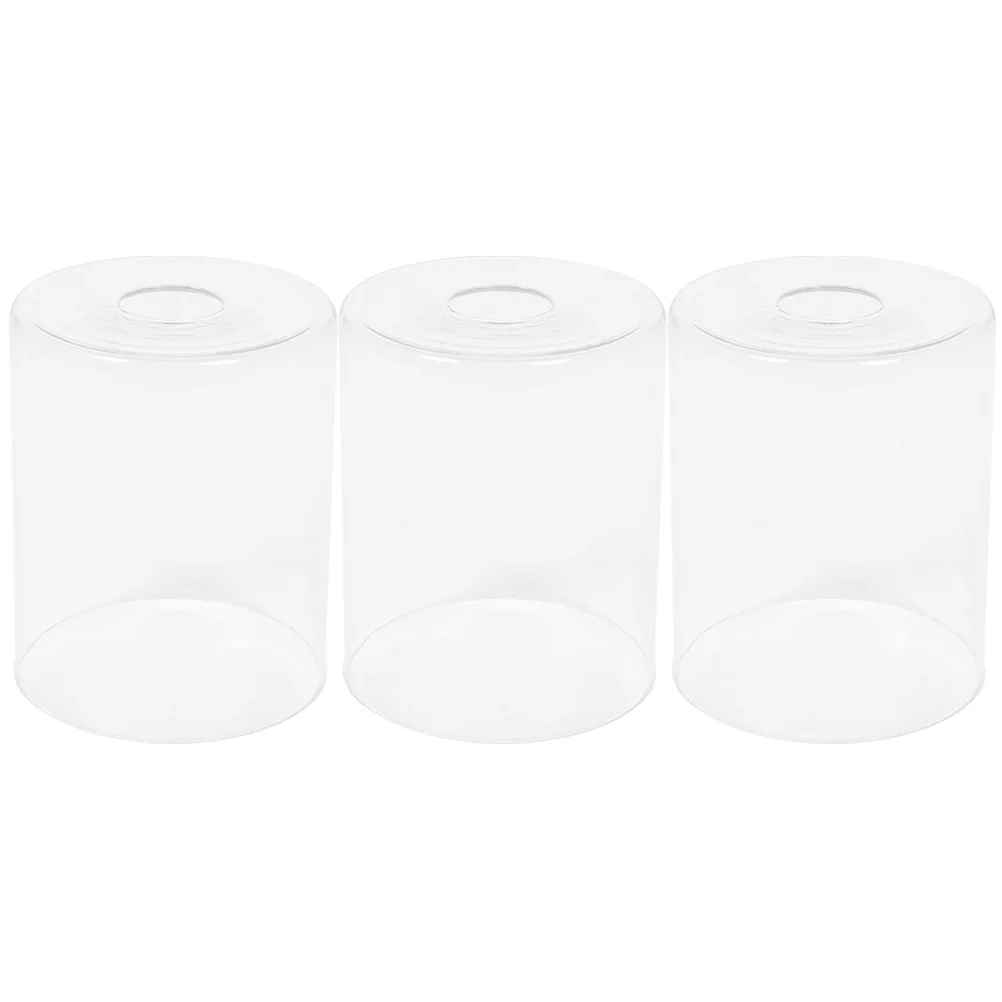 

3Pcs Glass Lampshade Replacement Transparent Cover Pendant Ceiling Lamp Shade Decorative Hanging Light Fixture Shade
