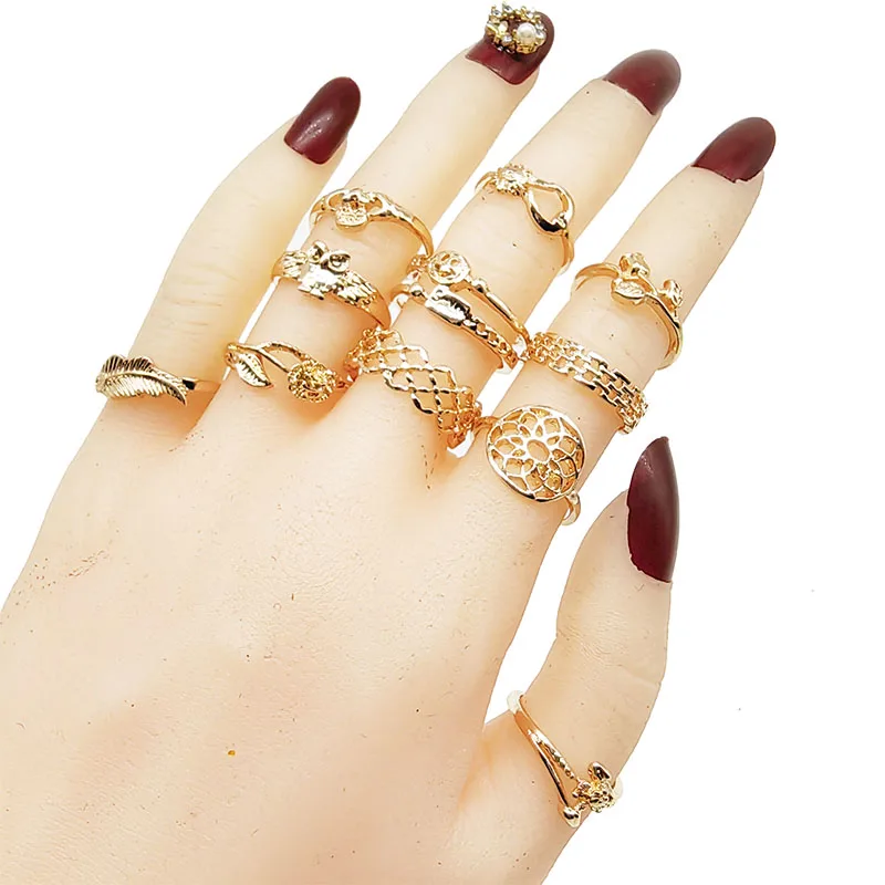 30pcs/Lot Factory Wholesale Finger Rings For Women Vintage Silver Plate Smile Face Jewelry Carved Hollow Flower Ring Girl Party