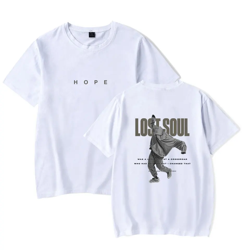 NF T-shirt HOPE Lost Soul Tee Rapper Print T-shirt Unisex Fashion Casual Short Sleeve Tee HipHop Merch