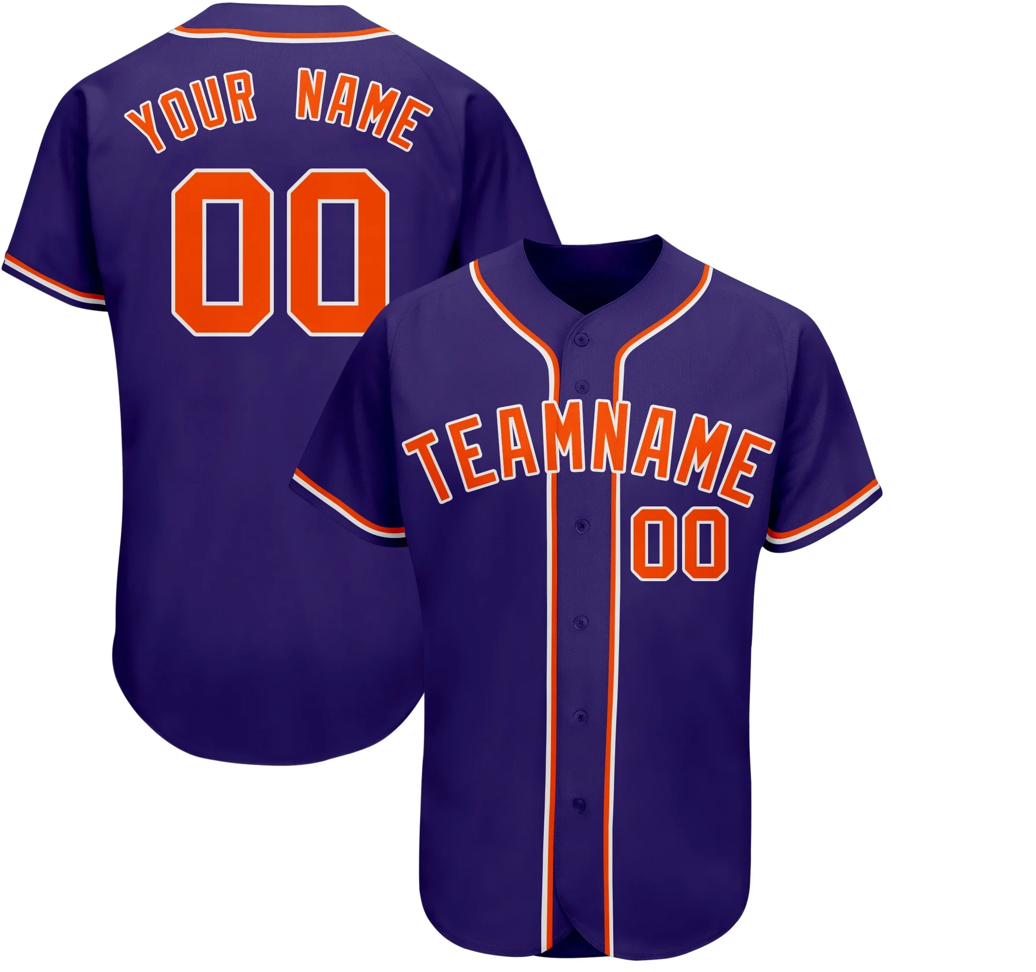 Custom Baseball Jersey Full Sublimated Team Name/Numbers Full Button Tee Shirts for Men/Kids Fans Fit Casual Wearing Best Gift