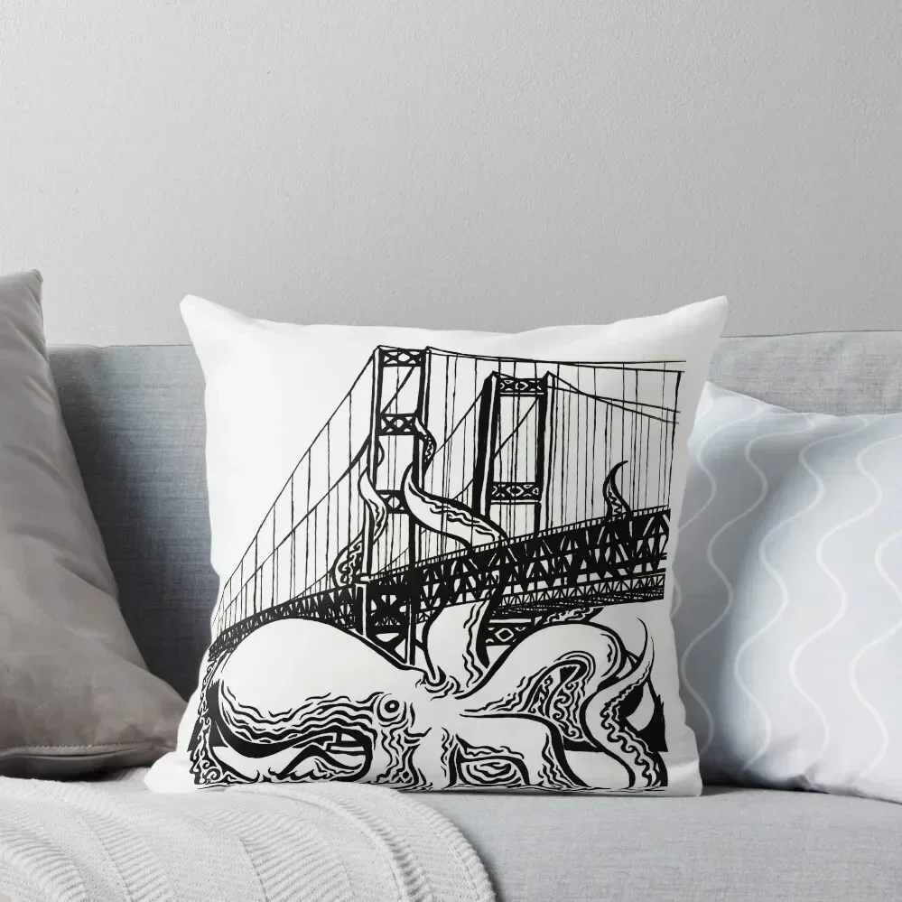

Tacoma Narrows Octopus Throw Pillow Cushion Cover Set Pillowcases Cushion Covers Sofa Anime Pillowcases Bed Cushions pillow