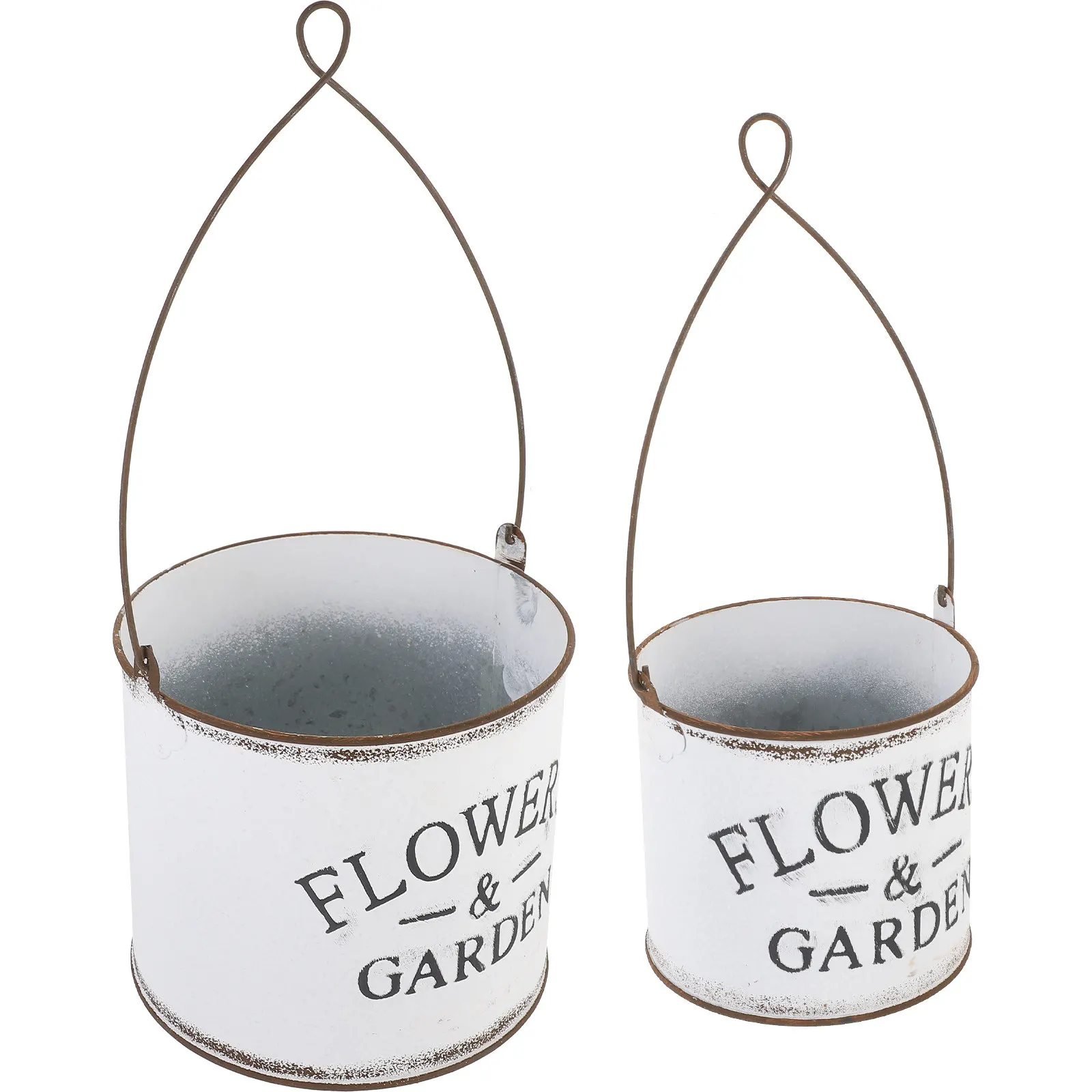 

2 шт. креативных подвесных кашпо из кованого железа для сада и балкона, подставка для растений, для цветочных композиций