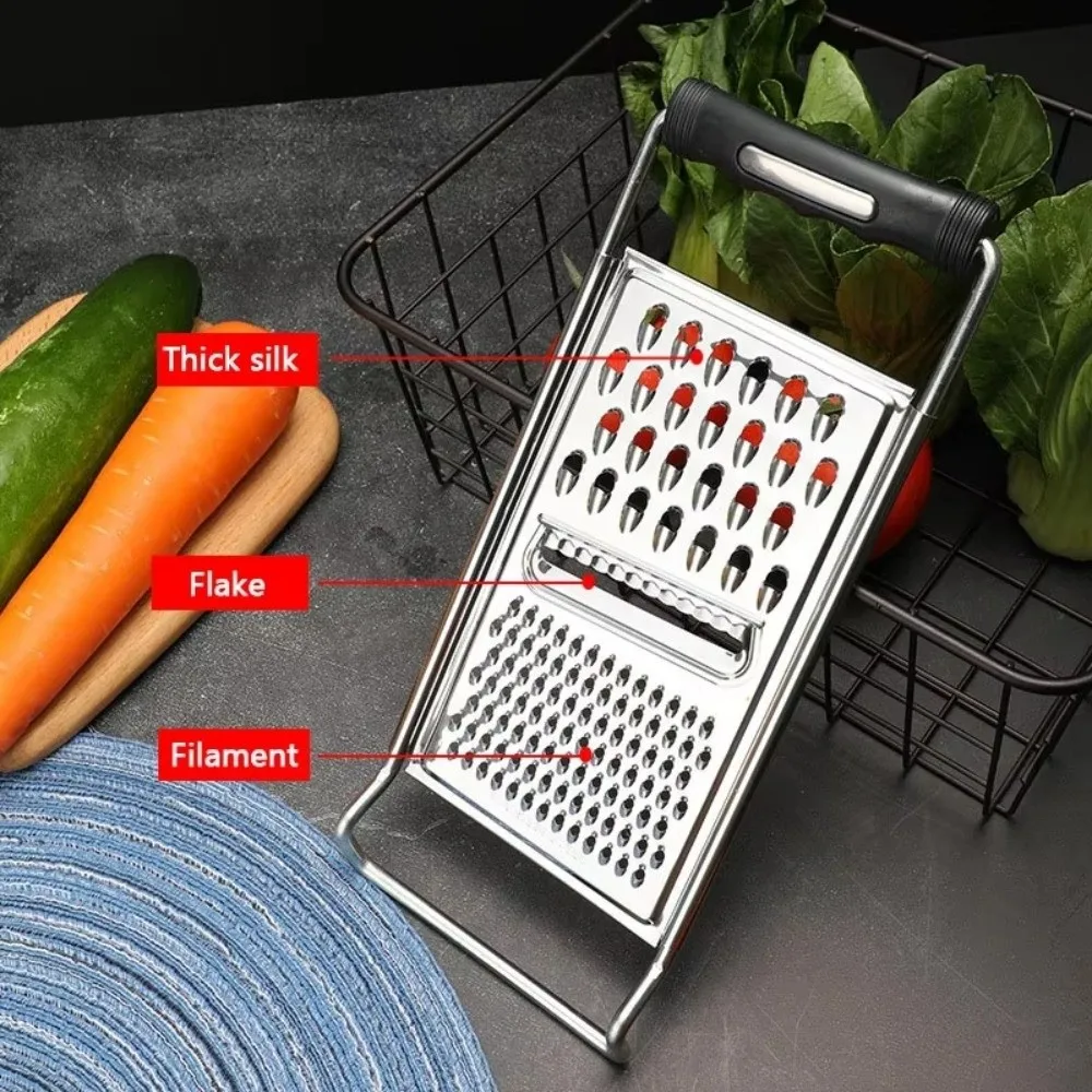 High Quality Multi Functional Wire Planer Stainless Steel Durable Ginger Grater with Handle Vegetable Slicer Kitchen Use