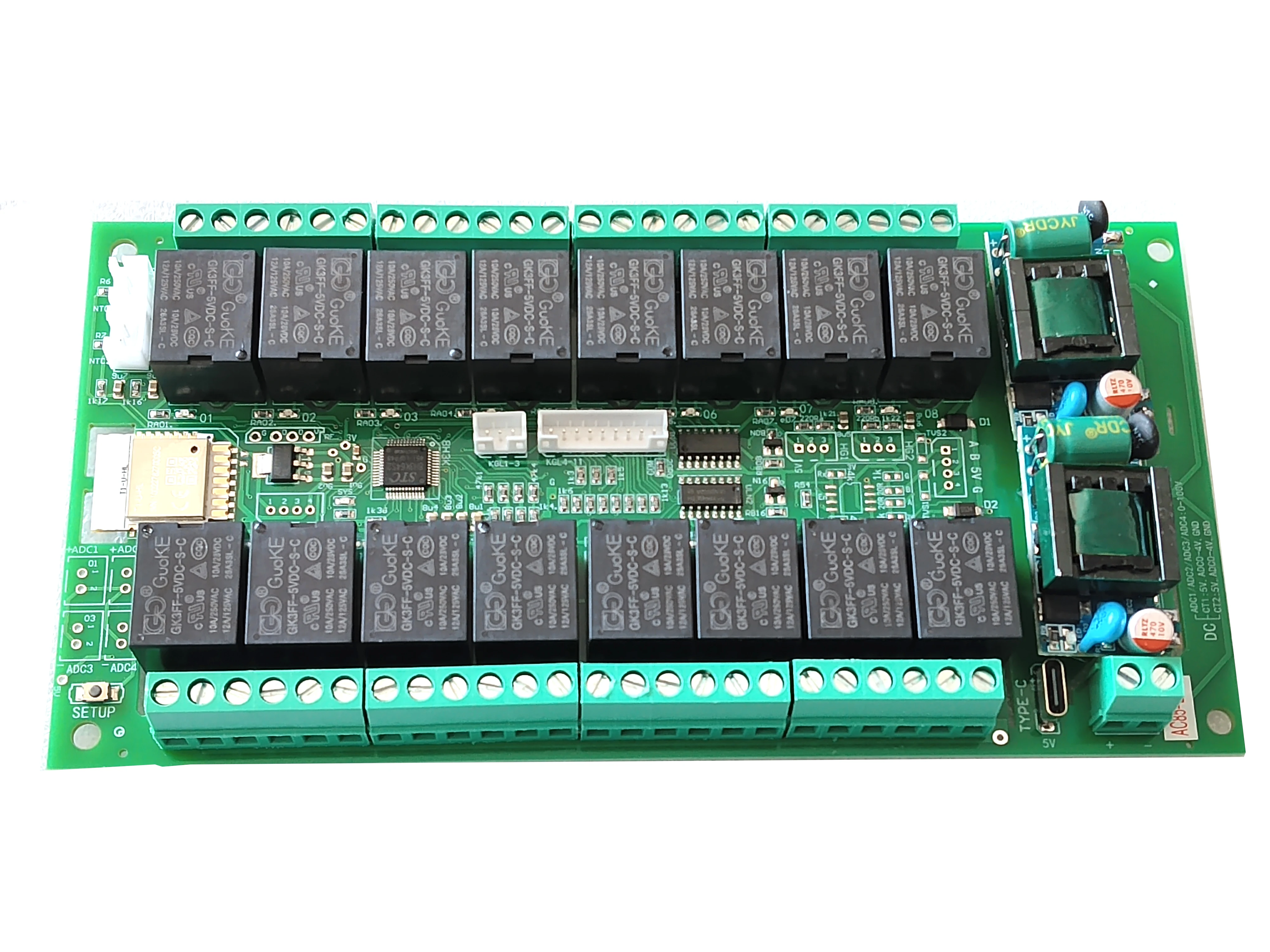 11 switch input 16 Channel Works with Tuya WiFi Zigbee Smart Relay Module board controller interlock Jog Multi-Scenario Control