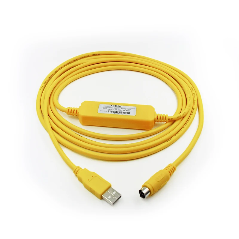 PLC programming cable download cable USB-XC SC09 DVP text double bus cross cable communication cable SC-11