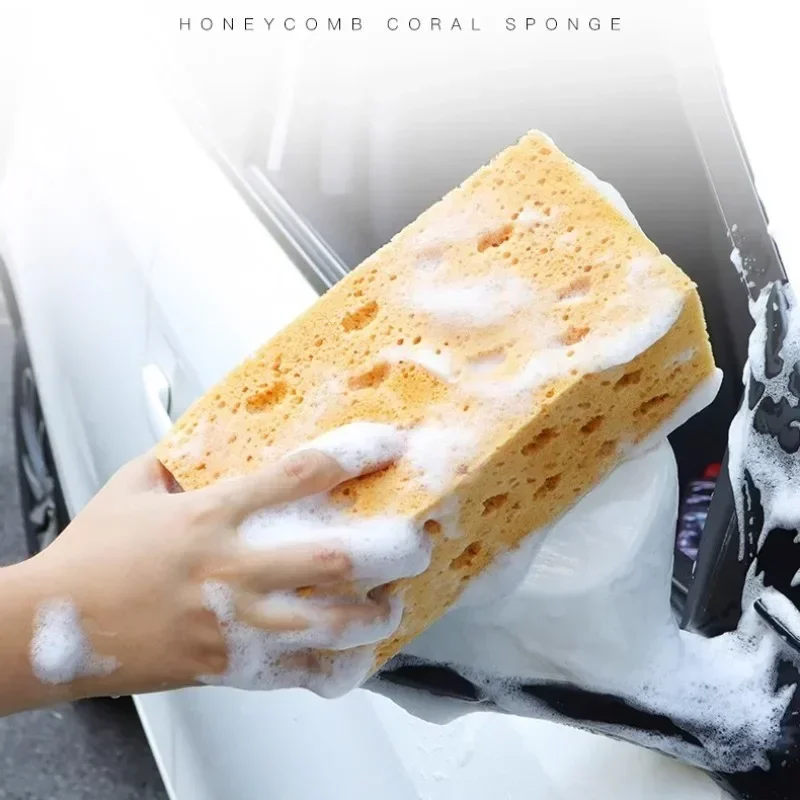 Car wash sponge High density Honeycomb coral absorbent decontamination scrub brush car beauty tools and supplies