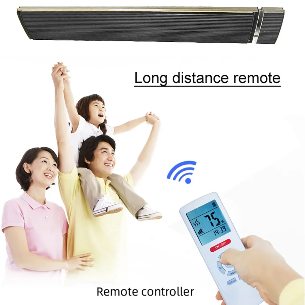 1800W Panel heater portable patio heater with remote  control heater infrared