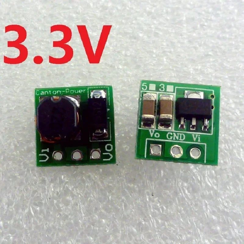 3 Pcs DC-DC Boost Step UP Converter 0.8-3.3V to 3.3V Voltage Regulator Power Supply Module