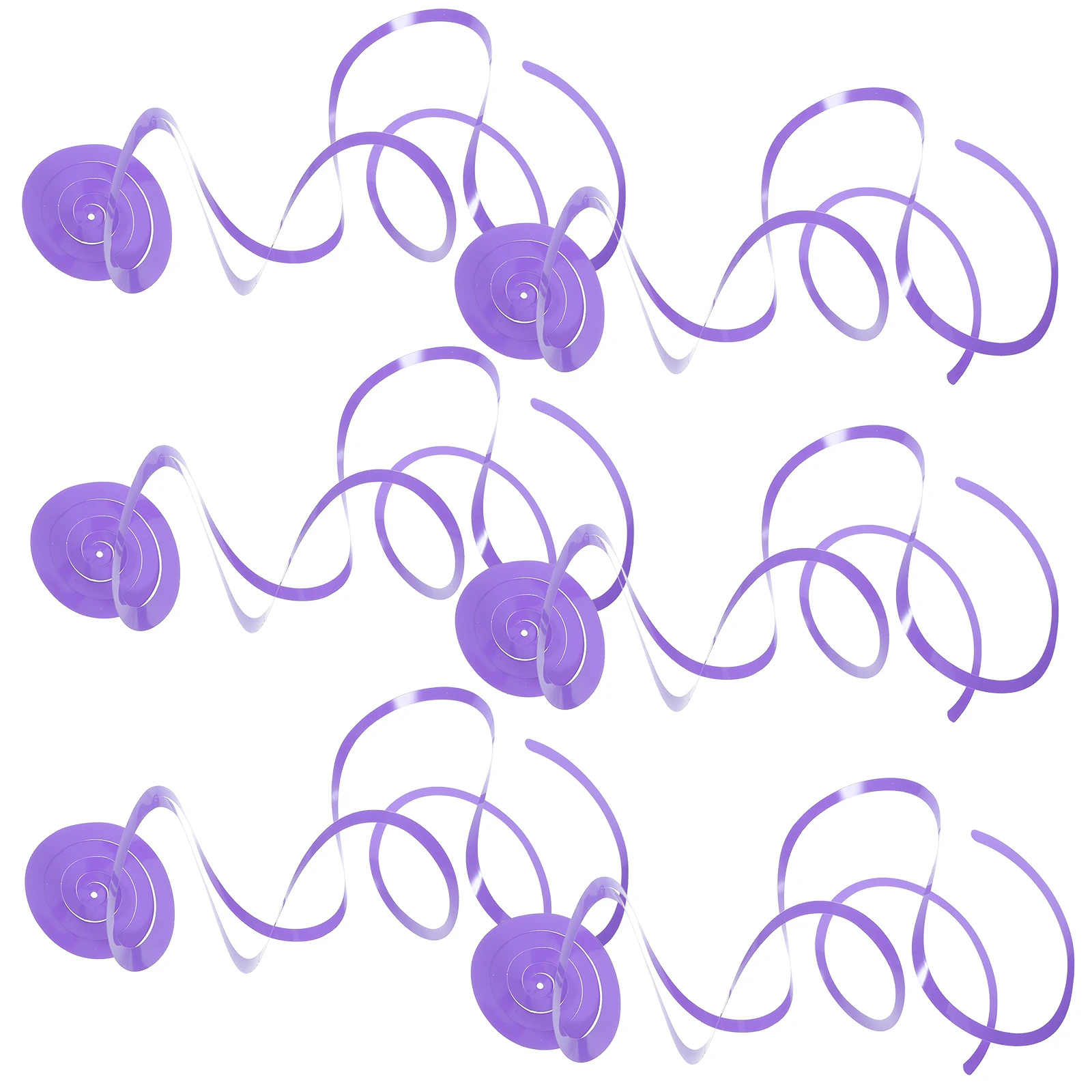 

6Pcs Hanging Swirl Decorations Spiral Party Pendants for Ceiling Door Branch Festival Christmas Decoration Props