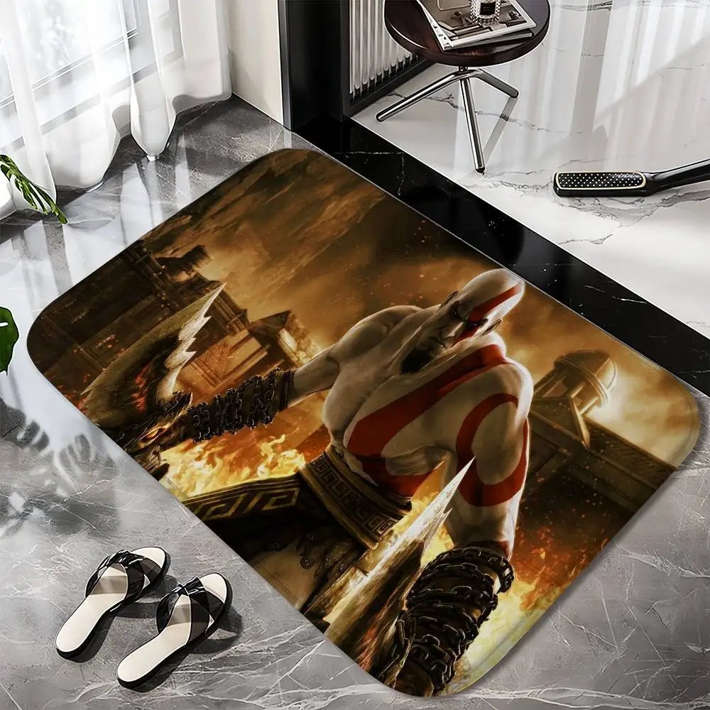 

God Of War Floor Mat Printed Large Carpets Room And Bedroom Carpets Bathroom Anti Slip Door MATS Small Carpets