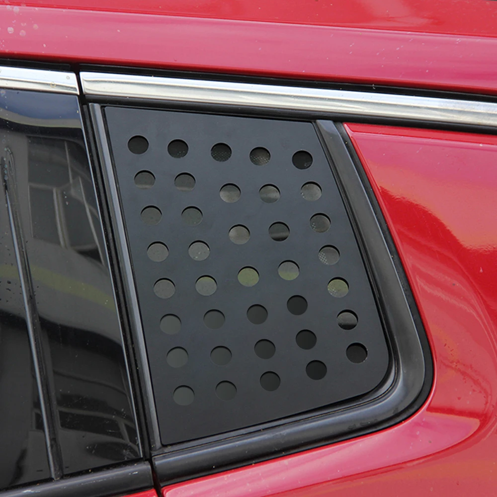 Car Rear Window Triangle Glass Panel Cover Rear High Mount Braking Light Trim for Jeep Compass 2017-2025 Exterior Accessories